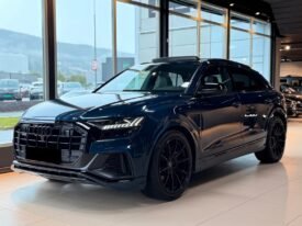 Audi Q8 60 TFSI e quattro S line – 476 ch, ACC, 360°, B&O, Sièges RS, Pano, PPF