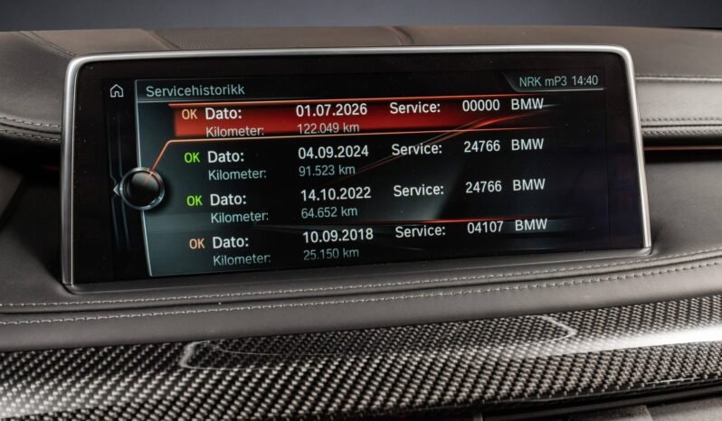 
								BMW X6 M 575 ch | V8 4.4 Bi-Turbo | HUD | Harman Kardon | Toit ouvrant | 360° | Mémoire | Caméra | Cuir full									