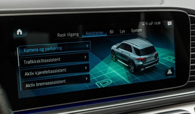 
								Mercedes-Benz GLE 350 de 4MATIC AMG Line / 2x AMG / Affichage tête haute / Premium+ / Burmester / Toit panoramique / Night Package / Hybride rechargeable / Norvégien full									