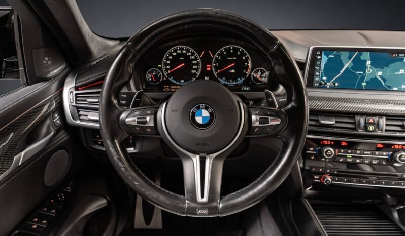 
								BMW X6 M 575 ch | V8 4.4 Bi-Turbo | HUD | Harman Kardon | Toit ouvrant | 360° | Mémoire | Caméra | Cuir full									