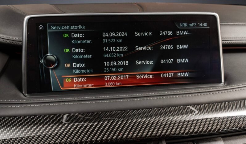 
								BMW X6 M 575 ch | V8 4.4 Bi-Turbo | HUD | Harman Kardon | Toit ouvrant | 360° | Mémoire | Caméra | Cuir full									