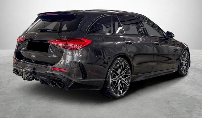 
								Mercedes-AMG C 43 4MATIC+ 408 ch – Essieu arrière directeur – Panoramique – Affichage tête haute – Sport full									