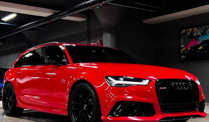 
								Audi RS6 Avant 4.0 TFSI quattro – 560 ch – 2x Carbone – Milltek – Night Vision – Matrix – B&O – Pano – Soft Close full									